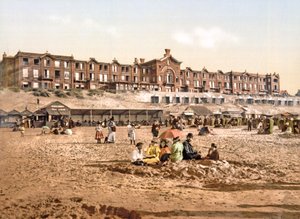 Hotel Orange from the Beach Scheveningenben, pub. 1900 körül