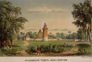 Banten mecset, Jáva, Indonézia alkotó: Dutch School
