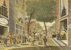 Az iskolából kikerülő gyerekek, 1812 alkotó: Dutch School