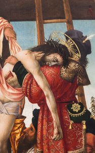 A keresztről való leereszkedés,1520 (olaj, vászon) alkotó: Dutch School