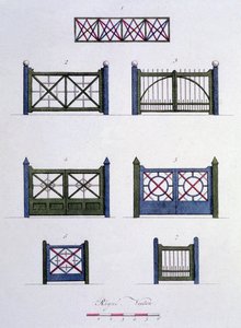 Tervek G. van Laar Magazine of Garden Gems-ből, 1802-ben alkotó: Dutch School
