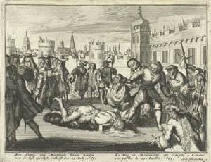 Monmouth hercegének kivégzése 1685. július 15-én alkotó: Dutch School