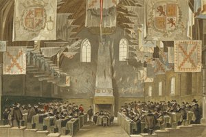 A Binnenhof nagyterme, Hága, Hollandia alkotó: Dutch School