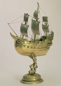 Hadihajó modell, Amszterdam, 1595-96 (aranyozott ezüst) alkotó: Dutch School