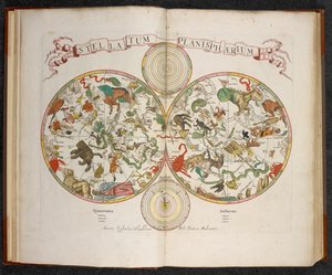 Stellatum Planisphaerium, egy síkgömb az állatöv jegyeivel
