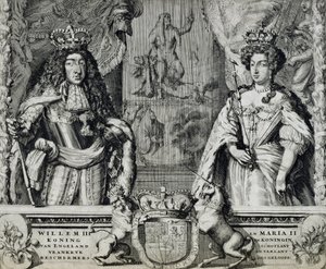 III. Vilmos (1650-1702) és II. Mária (1662-94), 1688-94 körül alkotó: Dutch School
