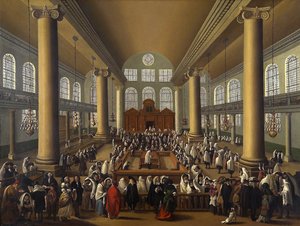 A portugál zsinagóga, Amszterdam alkotó: Dutch School Dutch School