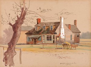 Williamsburg Post Office, kb. 1890. alkotó: Dwight Williams