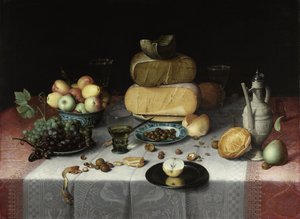 Csendélet sajttal, c. 1615 alkotó: Dyck