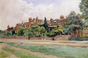 Wren és Faraday házai Hampton Courtban alkotó: E.H. Fitchew