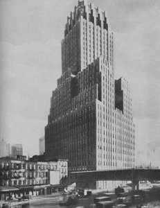 Az ókori babilon csodái felülmúlták a modern New Yorkot, 1935 alkotó: ENA