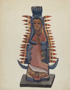 A guadalupe-i Szűz nagy része, kb. 1936.