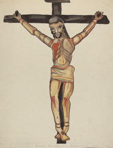 Feszület, Taos környékéről, 19351942.