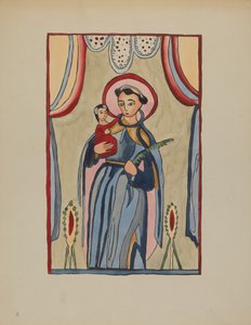 Panel a San Antonio oltárdarabjából, c. 1936.