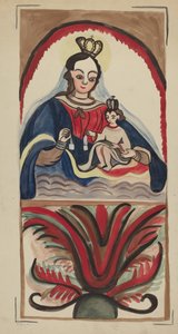 Retablo – Szűz és gyermek, 19351942. alkotó: E. Boyd