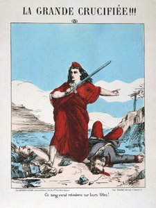 A republikánus Franciaország allegóriája, 1871. alkotó: E. Courtaux