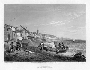 Cogoleto, Columbus születési helye, Olaszország, 1828.