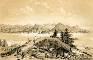 Hong Kong-öböl és sziget, 1847 alkotó: E Gilks