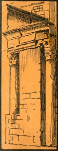 „A Forum portikusza a Hotel du Nord-Pinus mellett”, 1920-as évek.