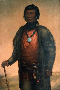 Shabbona, Potawatomi főnök portréja, 1859