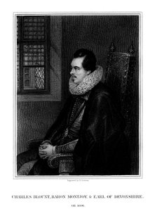 Charles Blount, Devon 1. grófja, angol udvaronc és katona, 1827.