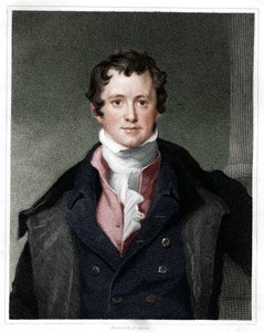Humphry Davy angol kémikus, 1833 alkotó: E. Scriven