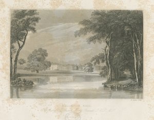 Rolleston Hall: vonalmetszet, nd [c 1840] alkotó: E Stalker