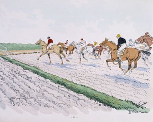 Lóverseny - Thelem rajza