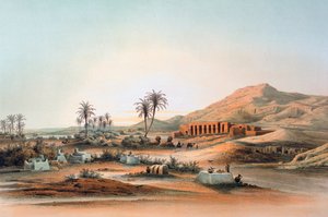 „I. Seti temploma Kornában”, Egyiptom, 19. század