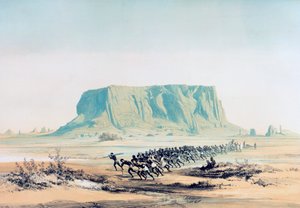 "Kilátás a Barkal-hegyre", Szudán, 1842-1845