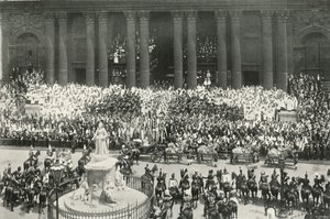 A szertartás a londoni St. Pauls-ban, 1897