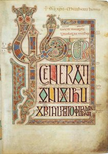 Lindisfarne-evangéliumok, 715-721. alkotó: Eadfrith,