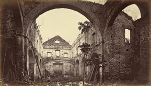A Santo Domingo-Panamai templom romjai, 1875, 1877-ben jelent meg. alkotó: Eadweard Muybridge