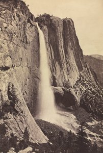 Yosemite-vízesés, 1868. alkotó: Eadweard Muybridge