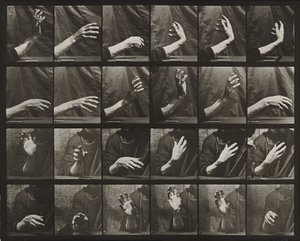 A kéz mozgása; ütési idő alkotó: Eadweard Muybridge