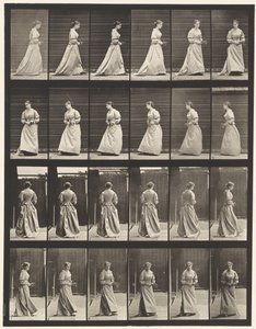 100. tábla Forduló és felszálló lépcsők, 1885 alkotó: Eadweard Muybridge