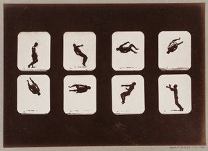 106. tábla. Sportolók, Twisting Summersault alkotó: Eadweard Muybridge