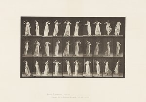 194. tányér.Tánc, 1885 alkotó: Eadweard Muybridge