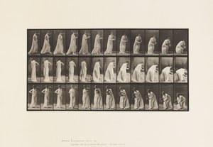205. tábla. Vázával hordás és hajlás, 1885 alkotó: Eadweard Muybridge