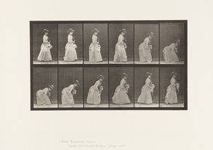 211. tábla. Lehajló és felemelő kendő; Bal kézben lévő napernyő, 1885 alkotó: Eadweard Muybridge