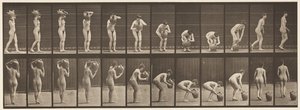 225. tányér. Víztartály eltávolítása a vállról a talajra alkotó: Eadweard Muybridge