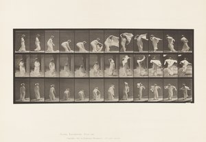 233. tányér. Kendő emelése, vállra helyezés, forgatás alkotó: Eadweard Muybridge