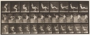 247. tányér. Ülés Lábak felhelyezése a székre alkotó: Eadweard Muybridge