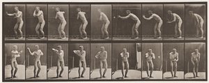 281. tányér. Base-ball; Fogás és dobás alkotó: Eadweard Muybridge