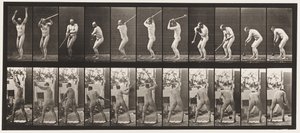 308. tábla. Kalapácsdobás, 1885 alkotó: Eadweard Muybridge