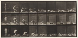 358. tábla. Háton fekve és tüzelve, 1872-1885 alkotó: Eadweard Muybridge