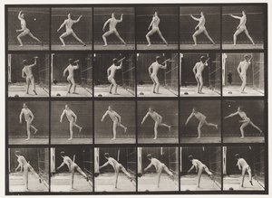 360. tábla Lándzsadobás, 1872-1885 alkotó: Eadweard Muybridge