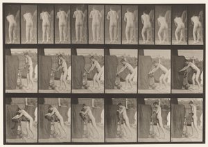 Tányér 394. Forgatókar forgatása alkotó: Eadweard Muybridge