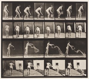 401. tányér. Víz ürítése alkotó: Eadweard Muybridge