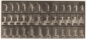 409. tányér. Vízöntő medence a fej fölé alkotó: Eadweard Muybridge